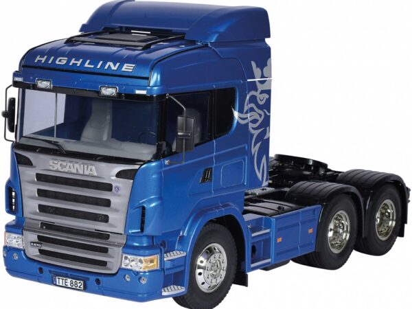 TAMIYA Scania R620 6x4 Highline 1/14 Bausatz (Blau vorlackiert)
