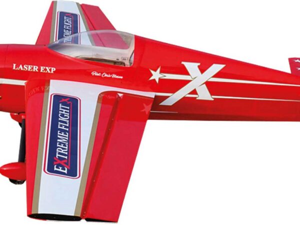 EXTREMEFLIGHT-RC LASER 60" V3 ROT/WEISS ARF