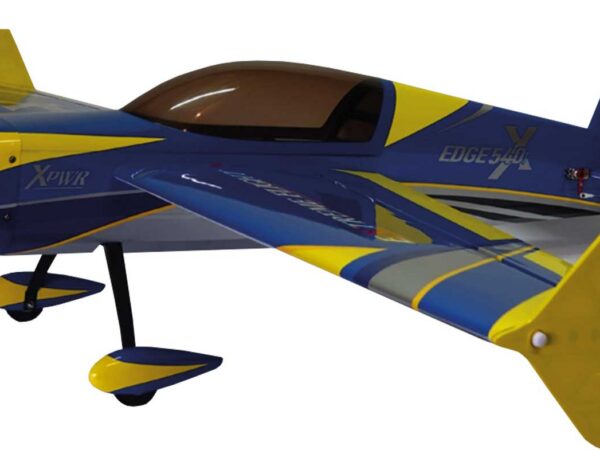 EXTREMEFLIGHT-RC EDGE 540 60" V2 Plus BLAU/GELB ARF mit Tragflächen-Schnellverschluss