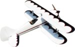 LEGACY AVIATION Muscle Bipe 54" Weiss/Schwarz ARF Doppeldecker