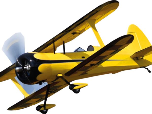 EXTREMEFLIGHT-RC Muscle Bipe 85" Gelb/Schwarz ARF 2-Zylinderversion