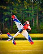 EXTREMEFLIGHT-RC LASER 60" V3 Plus blau/weiss/rot ARF mit Tragflächen-Schnellverschluss – Bild 2