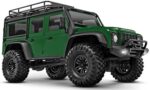TRAXXAS TRX-4M Land Rover Defender Grün 1/18 4WD RTR Scale Crawler inkl. Akku/Lader