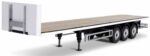 CARSON 1:14 3-Achs Flachbettauflieger III Stahl