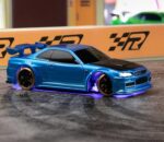 Turbo Racing 1/76 C64 Drift RC Car RTR Metallicblau – Bild 3