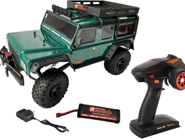 DRIVE & FLY MODELS DF-4J Crawler XXL Special Edition GRÜN Side Bars