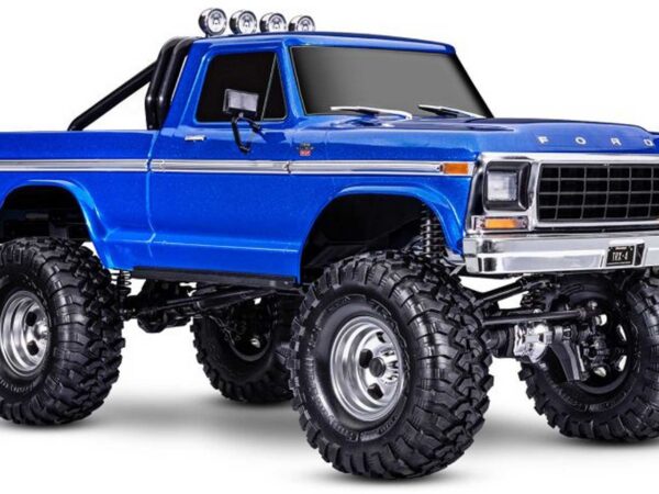 TRAXXAS TRX-4 79 Ford F150 High-Trail 1/10 Crawler RTR blau Brushed, ohne Akku und Ladegerät