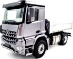 FM-ELECTRICS Mercedes-Benz Arocs 4x4 Hydraulik 1:14 LKW Kipper grau