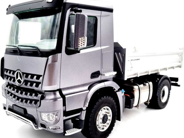 FM-ELECTRICS Mercedes-Benz Arocs 4x4 Hydraulik 1:14 LKW Kipper grau