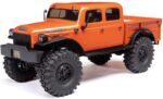 AXIAL SCX24 Dodge Power Wagon 1/24 4WD Rock Crawler Brushed RTR Orange