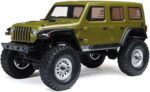 AXIAL SCX24 Jeep Wrangler JLU 4X4 Grün 1/24 Rock Crawler Brushed RTR