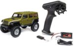 AXIAL SCX24 Jeep Wrangler JLU 4X4 Grün 1/24 Rock Crawler Brushed RTR – Bild 2