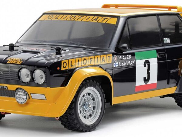 TAMIYA Fiat 131 Abarth Olio 1/10 MF-01X Bausatz inkl. lackierter Karosserie