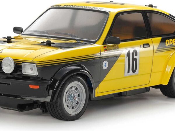 TAMIYA Opel Kadett GT/E Rallye 1/10 MB-01 Bausatz mit vorlackierter Karosserie