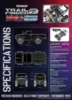 RC4WD Trail Finder 2 RTR 1/10 mit 1982 Toyota Pickup Karosserie blau – Bild 5