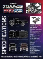 RC4WD Trail Finder 2 RTR 1/10 mit 1982 Toyota Pickup Karosserie rot – Bild 5