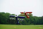 EXTREMEFLIGHT-RC Muscle Bipe 85" Blau/Weiß ARF 2-Zylinderverion – Bild 2