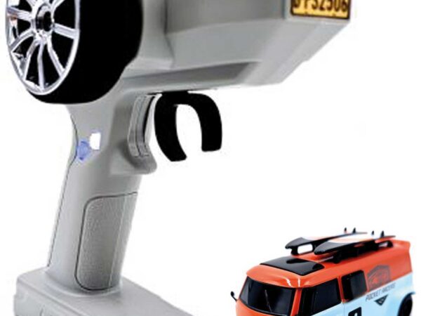 Pocket Racers Bus Orange mit Fernbedienung