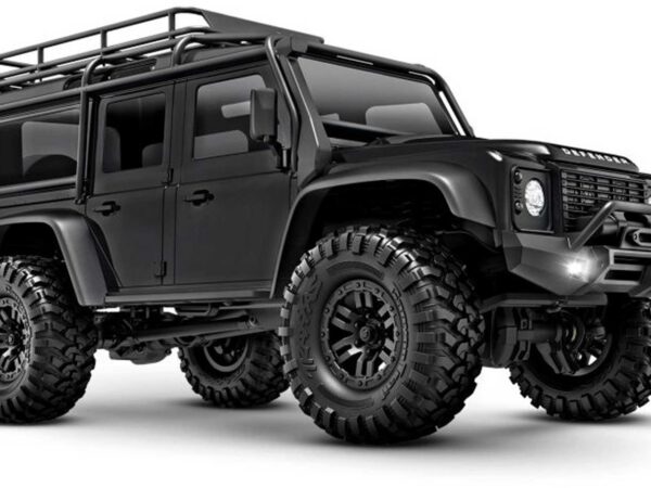 TRAXXAS TRX-4M Land Rover Defender 4x4 schwarz 1/18 Crawler RTR Brushed, mit Akku und USB Ladegerät