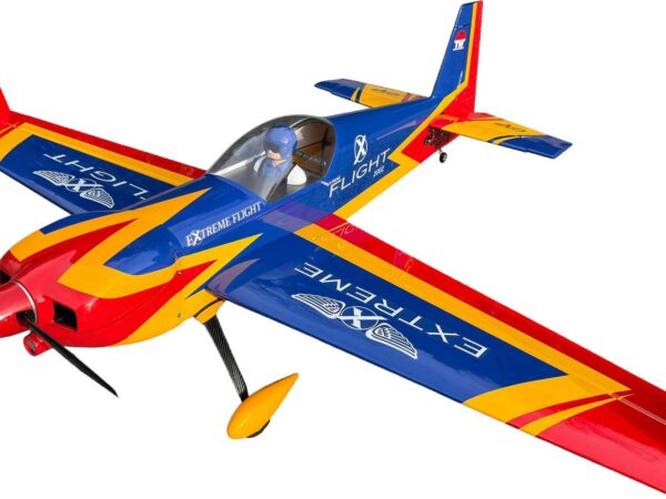 EXTREMEFLIGHT-RC CAP 580 67" Blau/Gelb RXR (empfängerfertig, PNP)