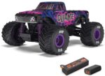 ARRMA QUAKE GROM 4X4 1/16 RTR Brushed Monster Truck (Akku & Ladegerät enthalten), lila