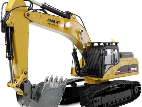 AMEWI G705E Bagger Metall 1:14 RTR gelb