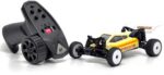 Hobby Plus RC 2WD Buggy "Speck-B" 1/24 RTR (Vintage Creme) + Absima Hardcase Transporttasche